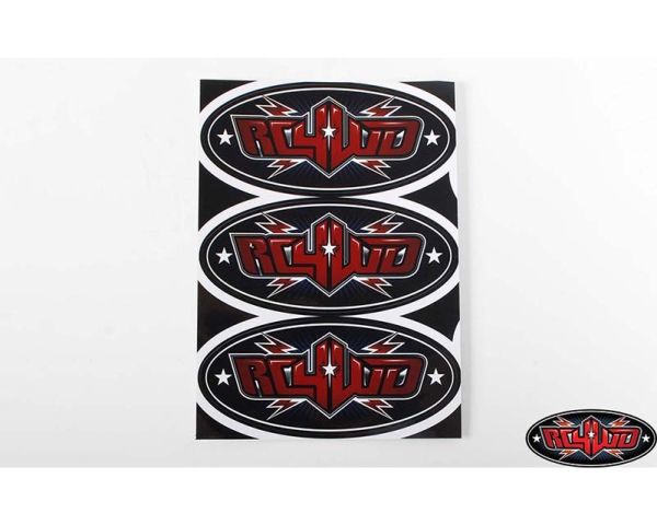 RC4WD Logo Decal Sheets 4 RC4ZL0207