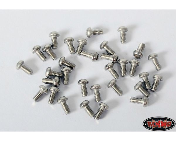 RC4WD Replacement Screws for Losi Micro Crawler Beadlock Wheels M2 X 6mm RC4ZS0037