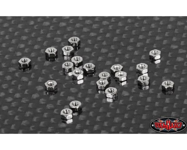 RC4WD Regular M1.6 Nuts Silver RC4ZS1230