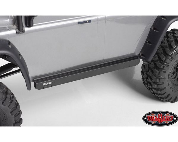 RC4WD Tough Armor Slim-Line CNC Sliders for Traxxas TRX-4 Black