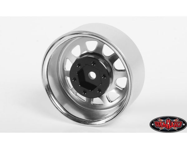 RC4WD Stamped Steel 1.7 Beadlock Wagon Wheels Chrome