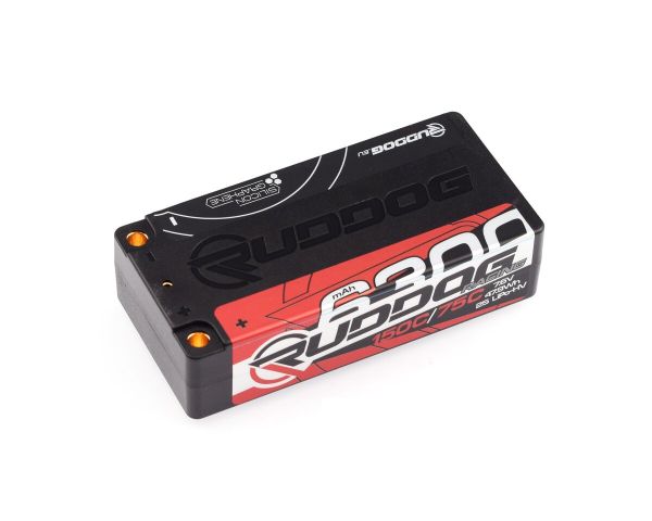 RUDDOG Racing 6300mAh 150C/75C 7.6V Short Stick Pack LiPo HV Akku RP-0679