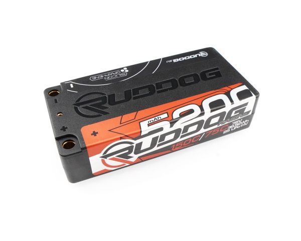 RUDDOG Racing 5200mAh 150C 7.6V LCG Short LiPo HV Akku RP-0752