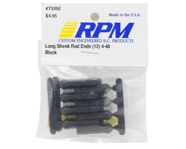 RPM Kugelpfannen lang 4-40 schwarz