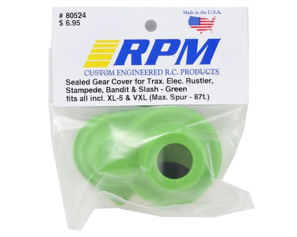 RPM Getriebe Abdeckung grün für Rustler/Stampede