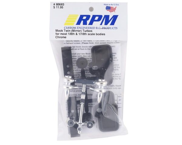RPM Mock Mirror Turbos Chrome Attrappen