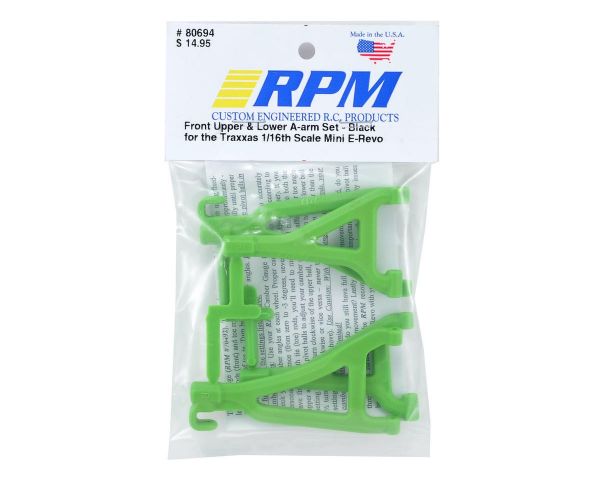 RPM Querlenker vorne grün für E-Revo 1:16