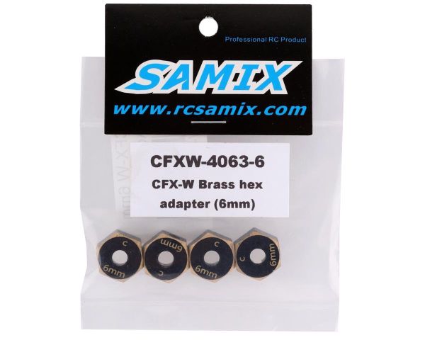 Samix Messing Radmitnehmer 6mm für MST CFX-W