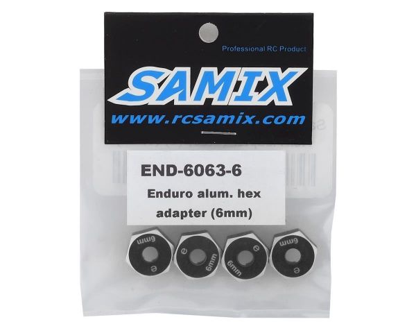 Samix Alu Radmitnehmer schwarz 6mm für Enduro