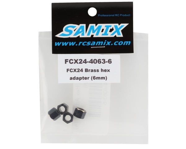 Samix Messing Radmitnehmer 6mm für FCX24