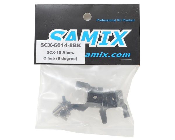Samix Alu Radträger 8 schwarz für SCX10
