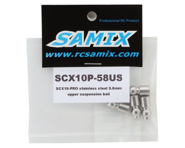 Samix Edelstahl Suspension Ball 5.8mm oben für SCX10
