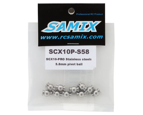 Samix Edelstahl Pivot-Ball 5.8mm für SCX10