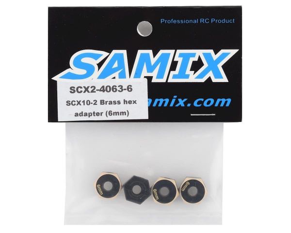 Samix Messing Radmitnehmer 6mm für SCX10-2