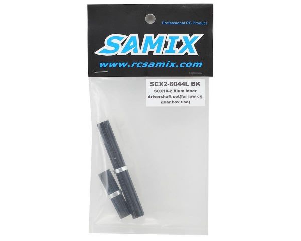 Samix Alu Antriebswelle innen schwarz für SCX10-2