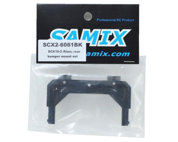 Samix Alu Bumper Befestigung Set hinten schwarz für SCX10-2