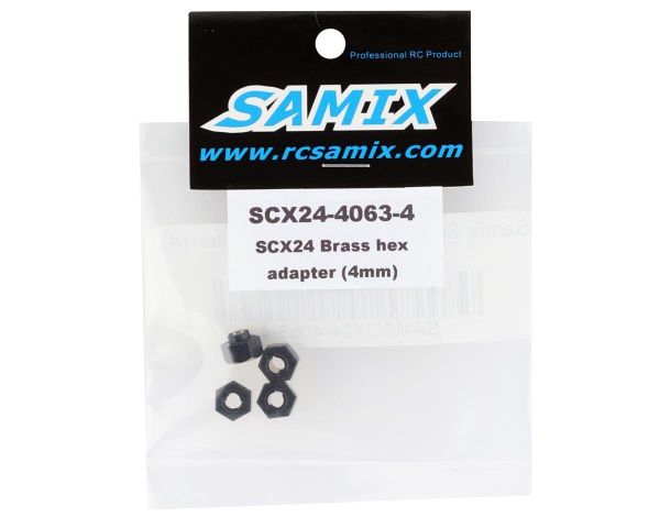 Samix Messing Radmitnehmer 4mm für SCX24