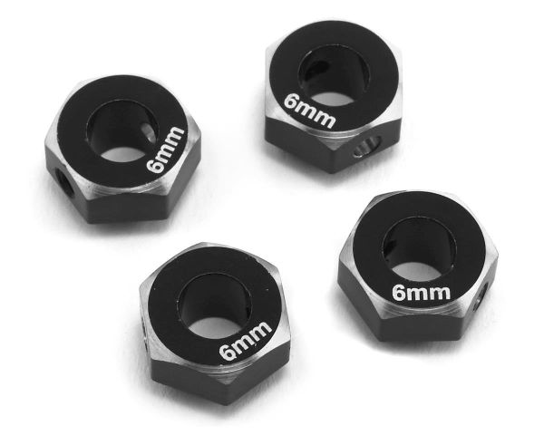 Samix Alu Radmitnehmer 6mm schwarz für TRX-4 SAMTRX4-6063-6-BK