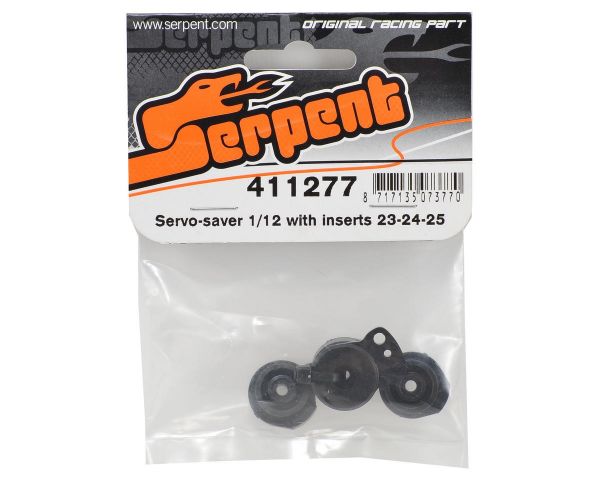 Serpent Servo-Saver 1/12 mit Einsätzen 23-24-25