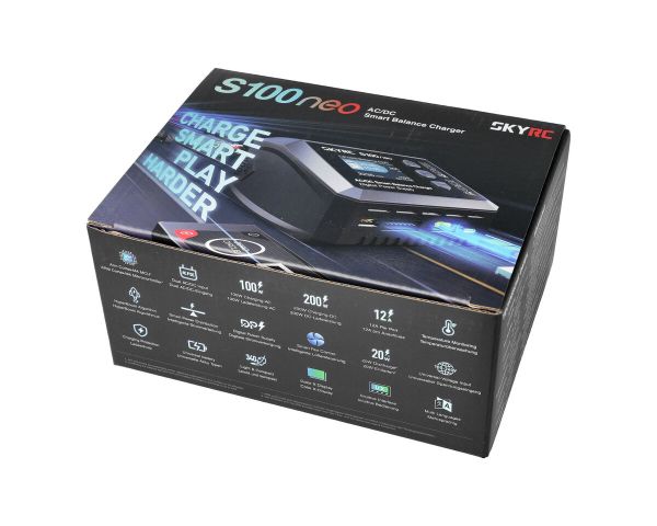 SkyRC S100 Neo LiPo Ladegerät 1-6s 10A 100W AC