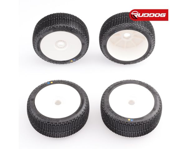 Sweep SWEEPER Yellow Extreme soft X Pre-glued set 8th Buggy tires White wheels SR-SWPW-317YXP