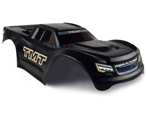 TMT Karosserie unbreakable schwarz mit Sticker für Traxxas WideMaxx TMTMXWD-S