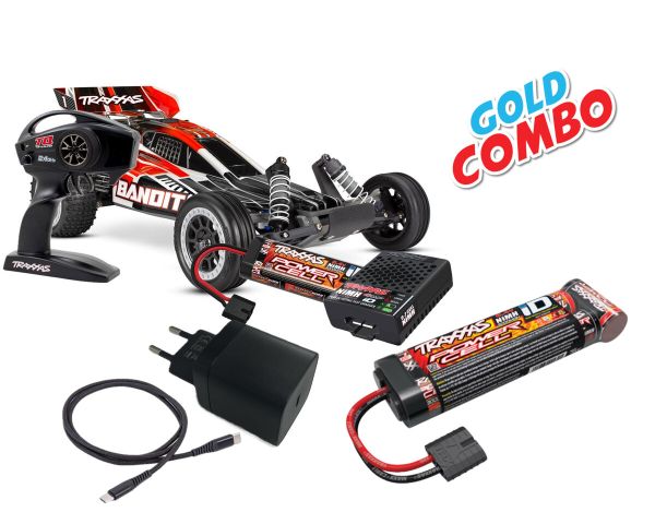 Traxxas Bandit Buggy RTR rot Gold Combo TRX24054-8-RED-GOLD-COMBO