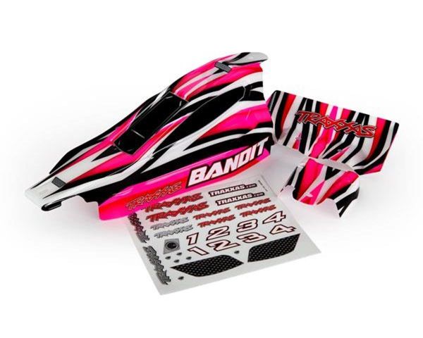 Traxxas Karosserie Bandit pink Lackiert mit Decals TRX2433