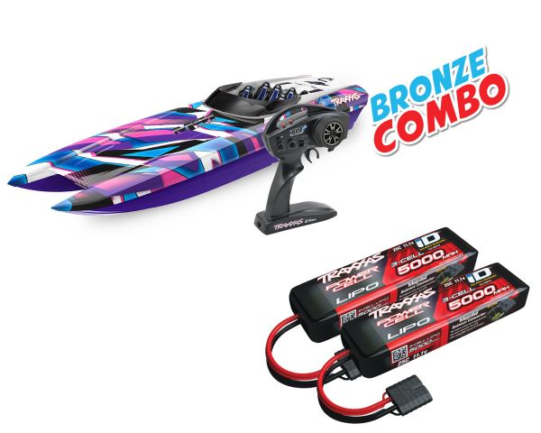 Traxxas DCB M41 Catamaran purble Bronze Combo TRX57046-4-PRPL-BRONZE-COMBO