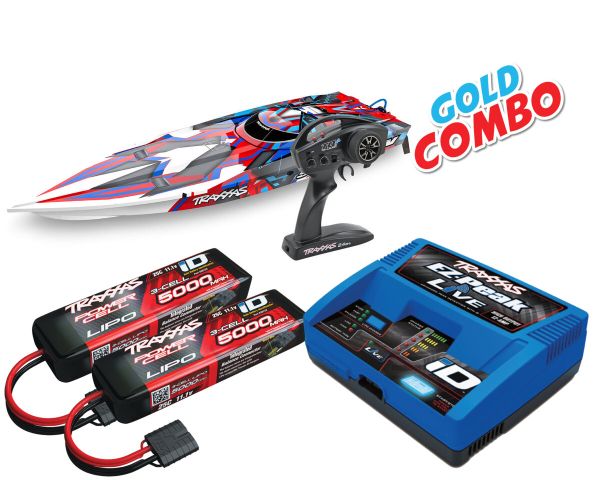 Traxxas SPARTAN rot Gold Combo TRX57076-4-REDR-GOLD-COMBO