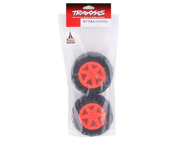 Traxxas Talon Extreme Reifen auf Felgen 2.8 RXT orange
