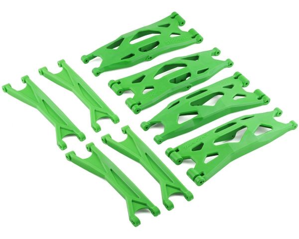 Traxxas Querlenker Set Wide X-Maxx grün mit Spurstangen und Federn