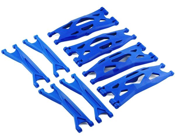 Traxxas Querlenker Set Wide X-Maxx blau mit Spurstangen und Federn
