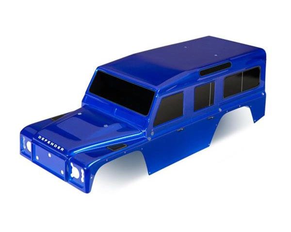 Traxxas Land Rover Defender Karosserie blau TRX8011T