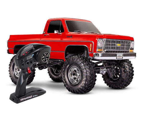 Traxxas Chevy K10 TRX-4 rot Silber Plus Combo