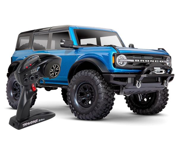 Traxxas Ford Bronco 2021 TRX-4 blau mit Pro Seilwinde