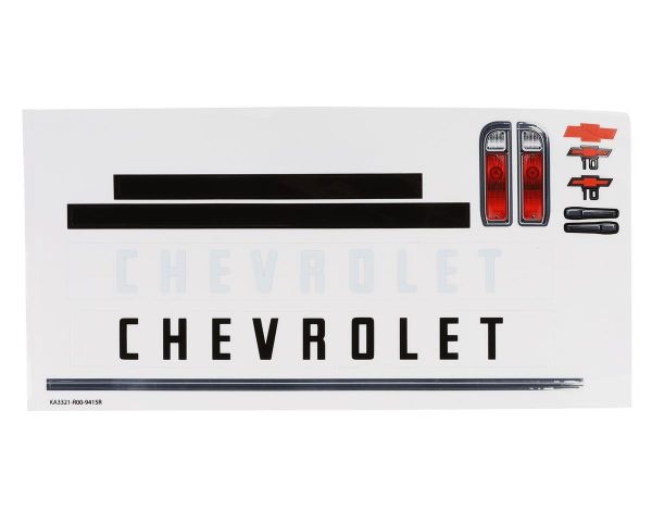 Traxxas Anbauteile für Chevrolet C10 Karosserie schwarz chrom