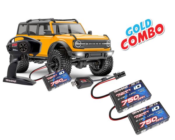 Traxxas TRX-4M Ford Bronco 1/18 orange Gold Combo TRX97074-1-ORNG-GOLD-COMBO