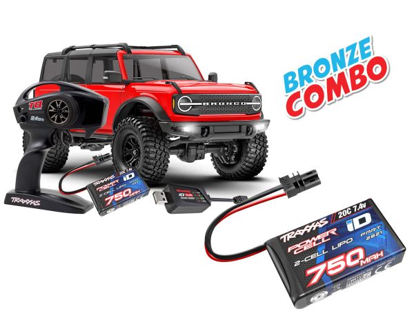 Traxxas TRX-4M Ford Bronco 1/18 rot Bronze Combo TRX97074-1-RED-BRONZE-COMBO