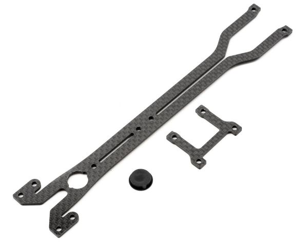 XRAY T2 008 Asphalt-Spec Upper Deck Graphite + Rear Upper Deck Set XRA301185