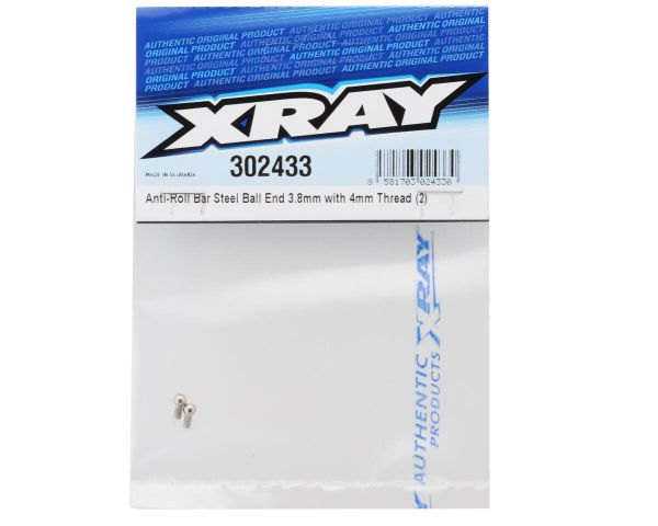 XRAY Stahl Kugelköpfe 3.8mm 4mm Gewinde für Stabis