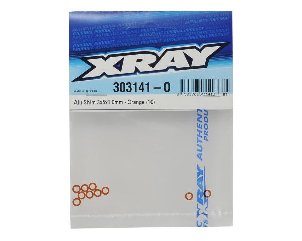 XRAY Alu Unterlegscheibe 3x5x1.0mm orange