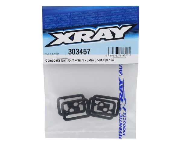 XRAY 4.9mm Composite Kugelpfannen extra kurz offen