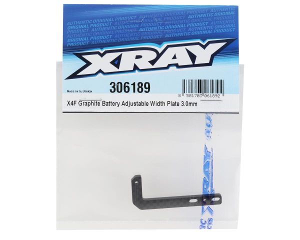 XRAY Carbon LiPo Halter für einstellbare Breite 3.0mm