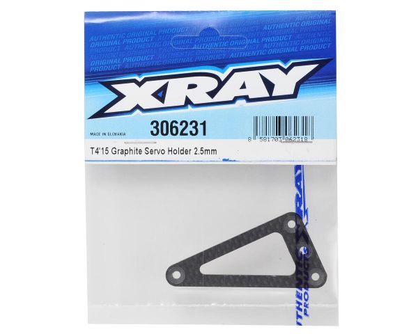 XRAY Servo Halter Carbon 2.5 mm T4 15