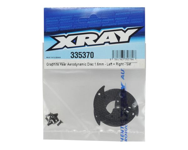 XRAY Graphite Rear Aerodynamic Disc 1.6mm Set
