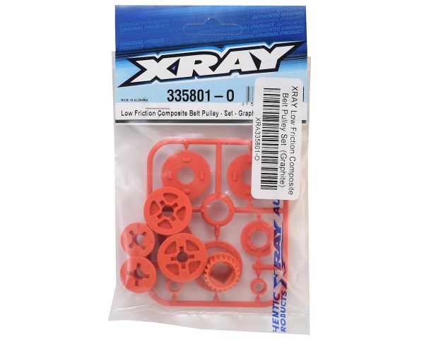 XRAY Low Friction Composite Belt Pulley Set Graphite