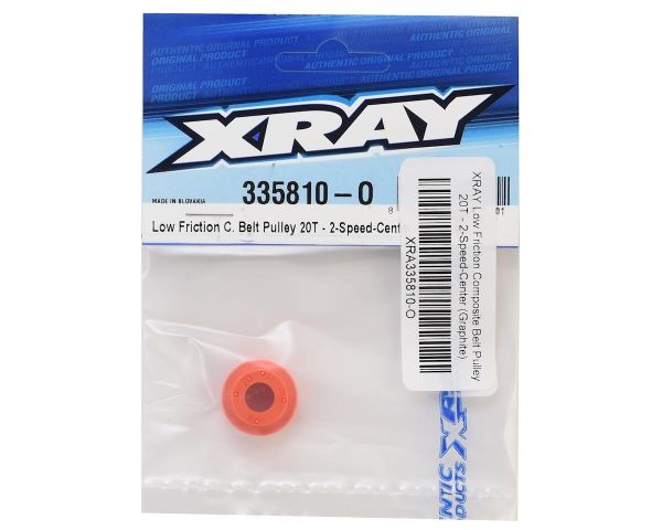 XRAY Low Friction Composite Belt Pulley 20T 2-Speed Center Graphite