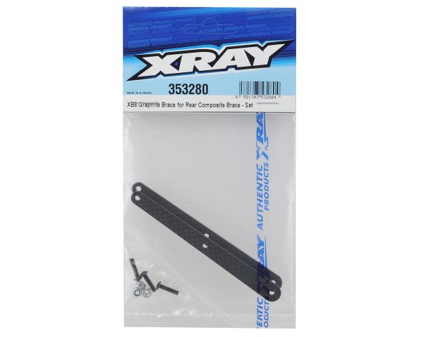XRAY XB8 Versteifung Carbon hinten SET