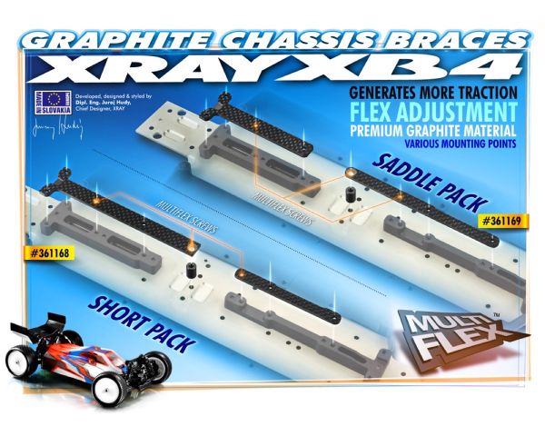 XRAY Upper Deck Carbon SADDLE PACK XRA361169